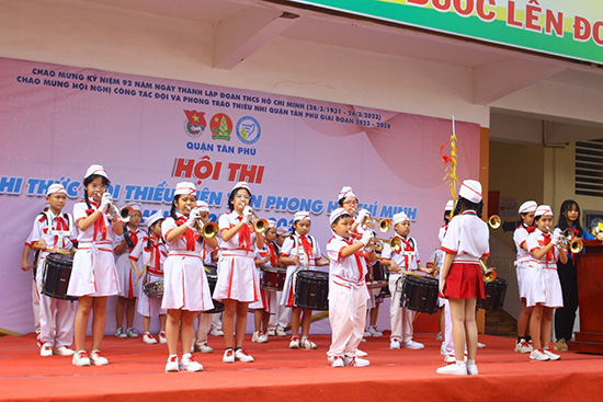 Hội thi nghi thức Đội TNTP Hồ Chí Minh năm học 2022-2023 - Nhà Thiếu nhi Quận Tân Phú