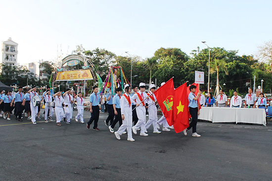 Hội thi nghi thức Đội TNTP Hồ Chí Minh - Nhà Thiếu nhi Quận 10