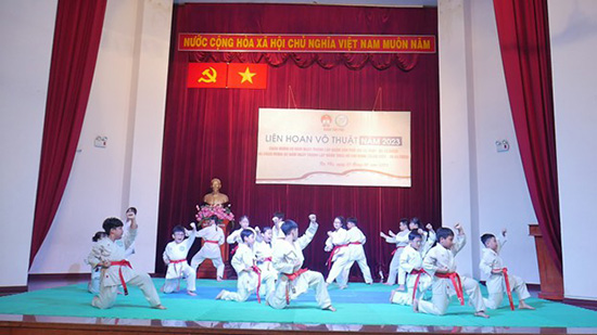 Liên hoan biểu diễn võ thuật năm 2023 - Nhà Thiếu nhi Quận Tân Phú