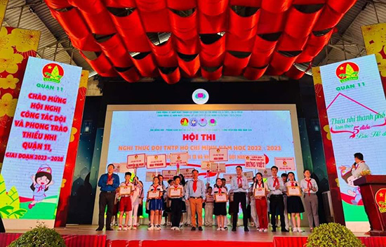 Hội thi nghi thức Đội TNTP Hồ Chí Minh năm học 2022 - 2023 - Nhà Thiếu nhi Quận 11