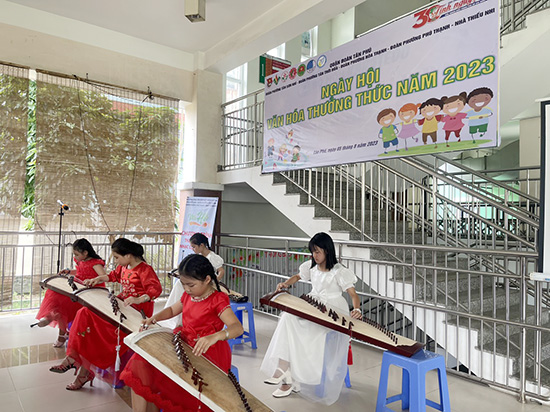 Ngày hội kỹ năng thực hành xã hội, văn hóa thưởng thức, góc thư viện thân thiện - Nhà Thiếu nhi Quận Tân Phú
