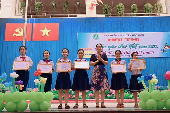 Hội thi Em yêu chữ Việt năm 2023 - Nhà Thiếu nhi Huyện Hóc Môn