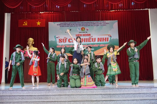 Liên hoan sử ca Thiếu nhi chủ đề “Em là chiến sĩ nhỏ Điện Biên” năm 2024 - Nhà Thiếu nhi Quận Bình Tân